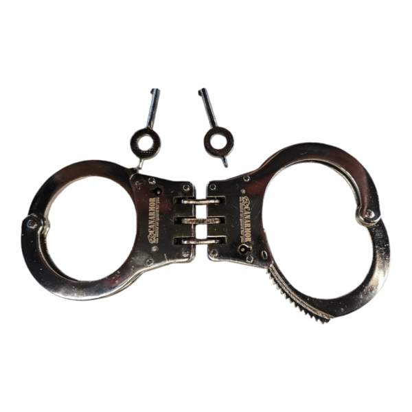 Carbon Steel Professional Hinged Handcuffs