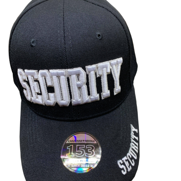 SECURITY premium black cap