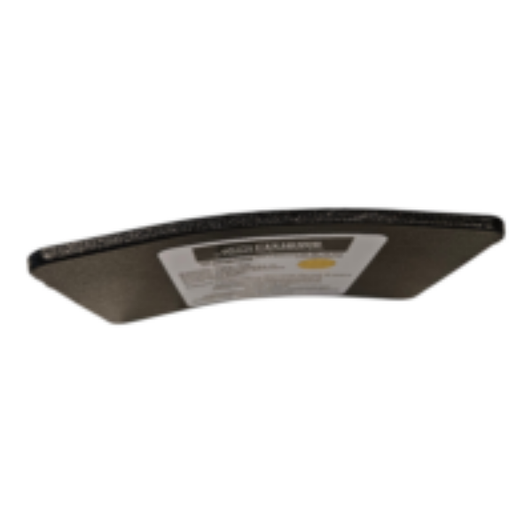 AR500 6x8-inches ballistic armour panel/plate, top view
