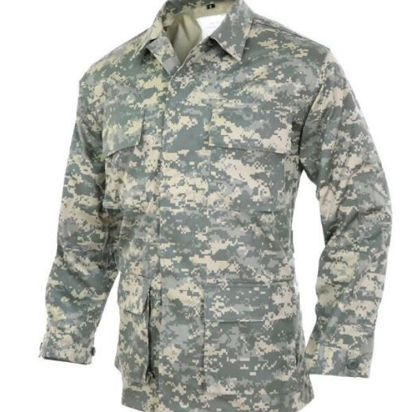 BDU Digital Camo Grey Combat Uniform