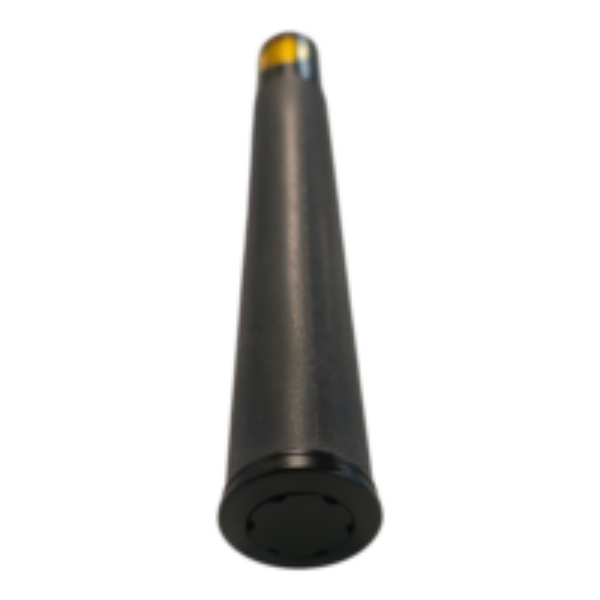 16" Expandable Push-Button Law Enforcement Baton, collapsed, button view