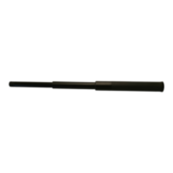 16" Expandable Push-Button Law Enforcement Baton, collapsed, side view